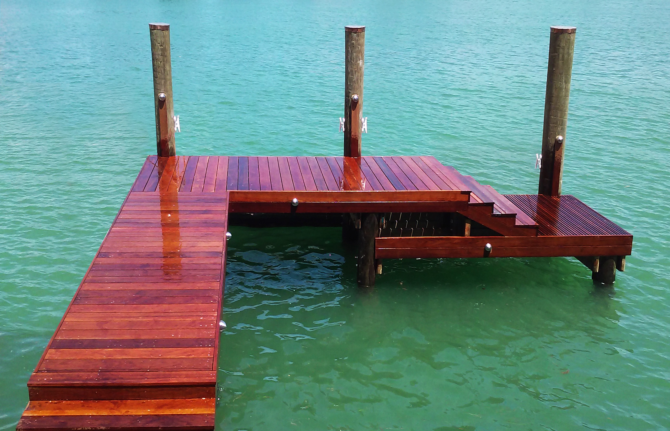Miami Beach Ipe L-shaped Dock - Dock &amp; Marine Construction